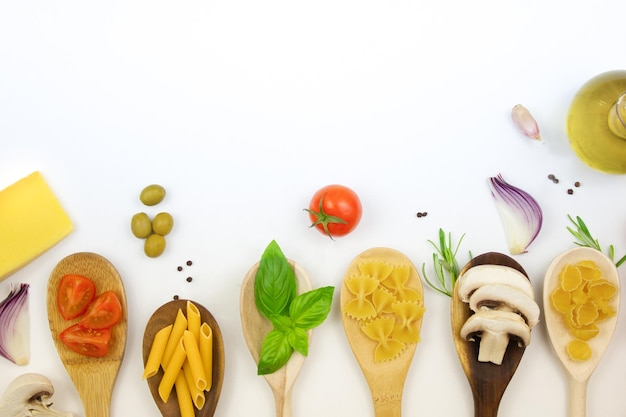 Platou cu ingrediente pentru planuri culinare